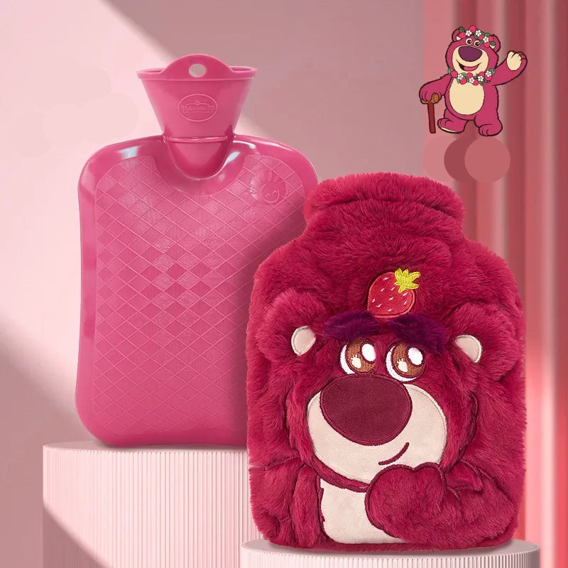 Bouillotte à eau chaude Disney 27 cm – Dumbo, Lotso, Stitch Angel – enfant