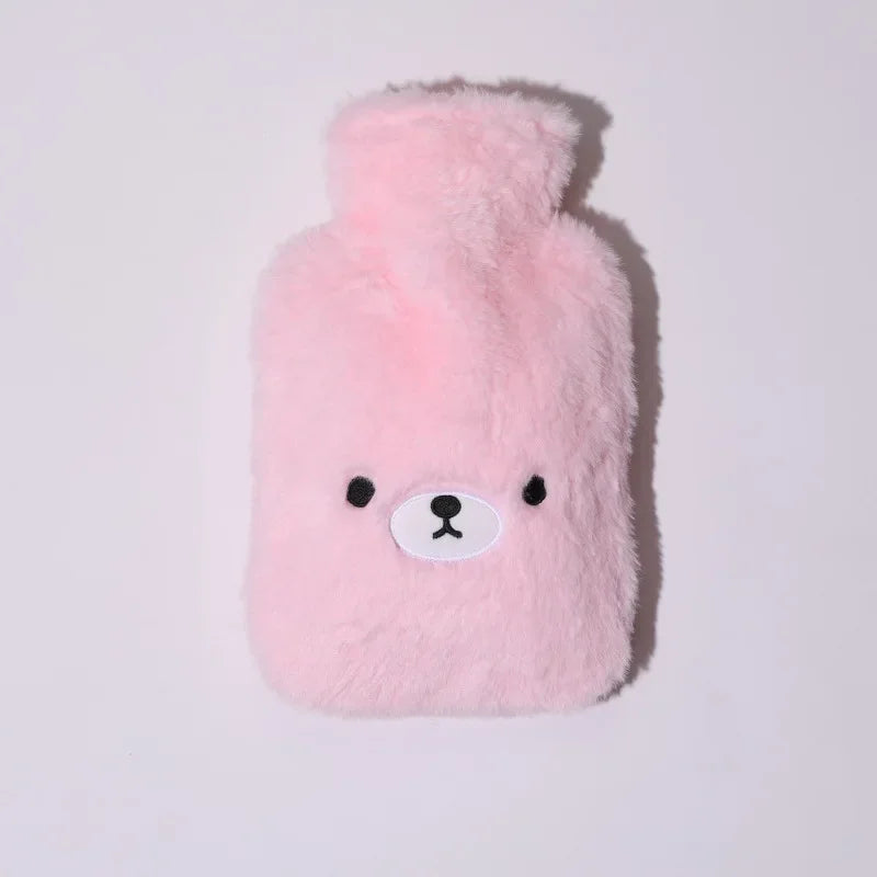 Bouillotte à eau 1000mL - Tête d'ourson mignon pour adulte et enfant